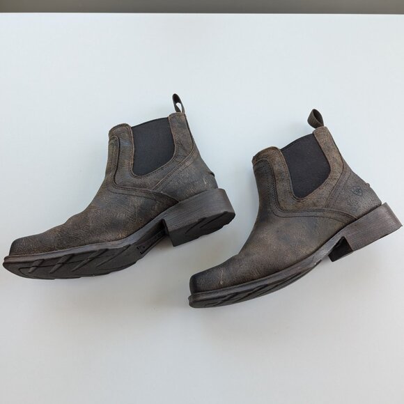 Ariat Men’s Midtown Rambler Boot - Size 9 Wide (EE) - Stone - Picture 4 of 7